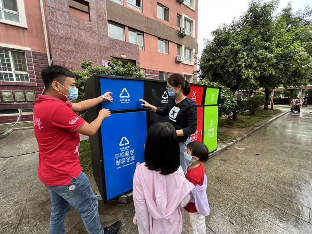 山東小區(qū)戶外投放新型垃圾桶美觀環(huán)保無異味